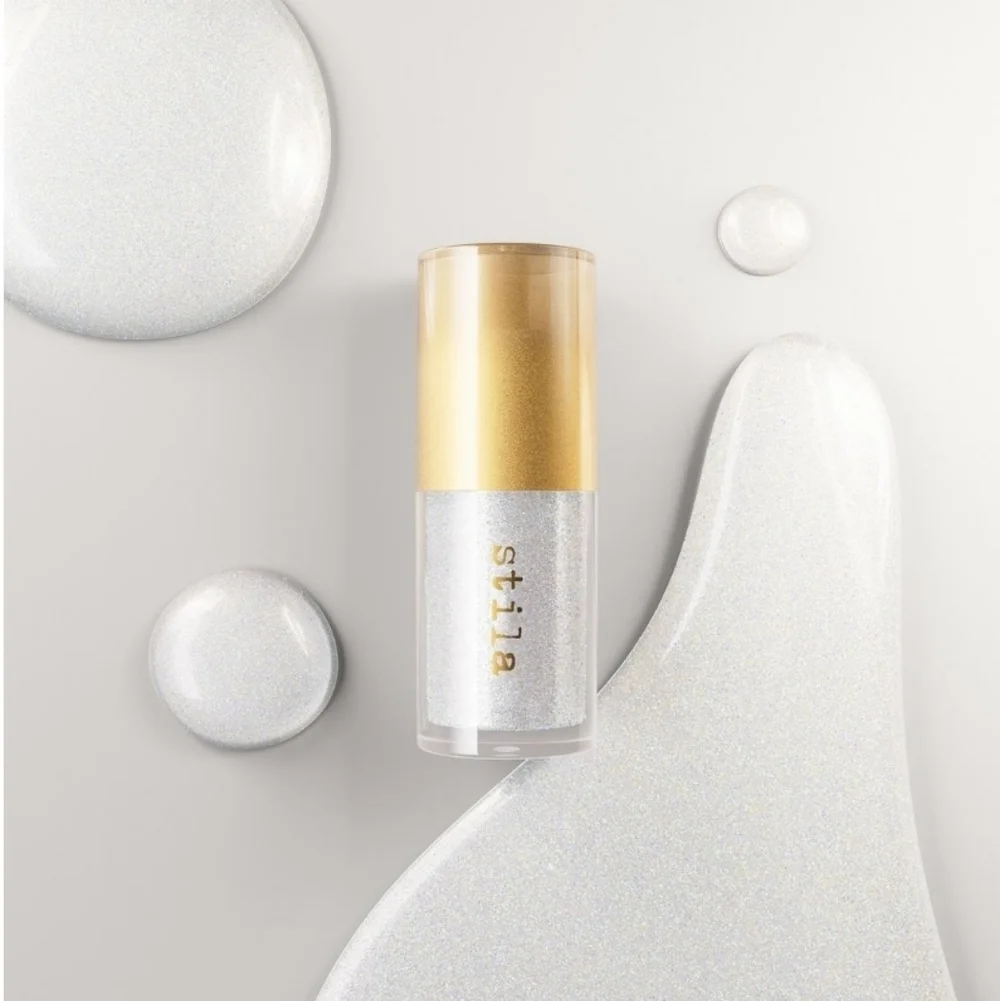 Moondust Stila Heaven's Dew Gel Lip Oil Silver Luster Brand New In Box